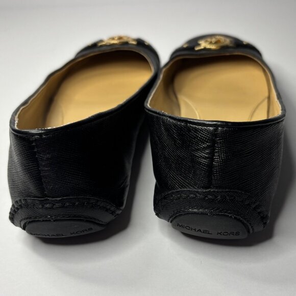 Michael Kors Black Leather Ballet Flats Size 6.5 – NWT - Picture 5 of 5